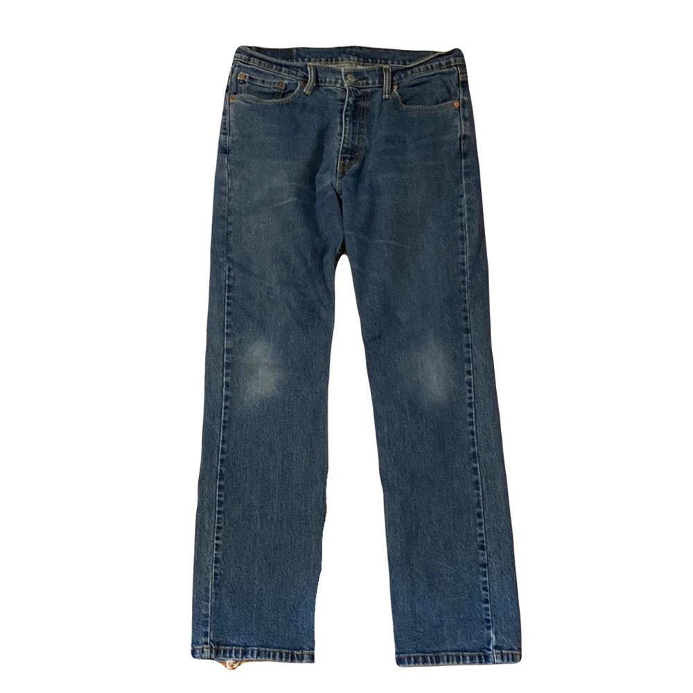 Levi’s 514 33 x 32 medium wash distressed 2000s slim fit